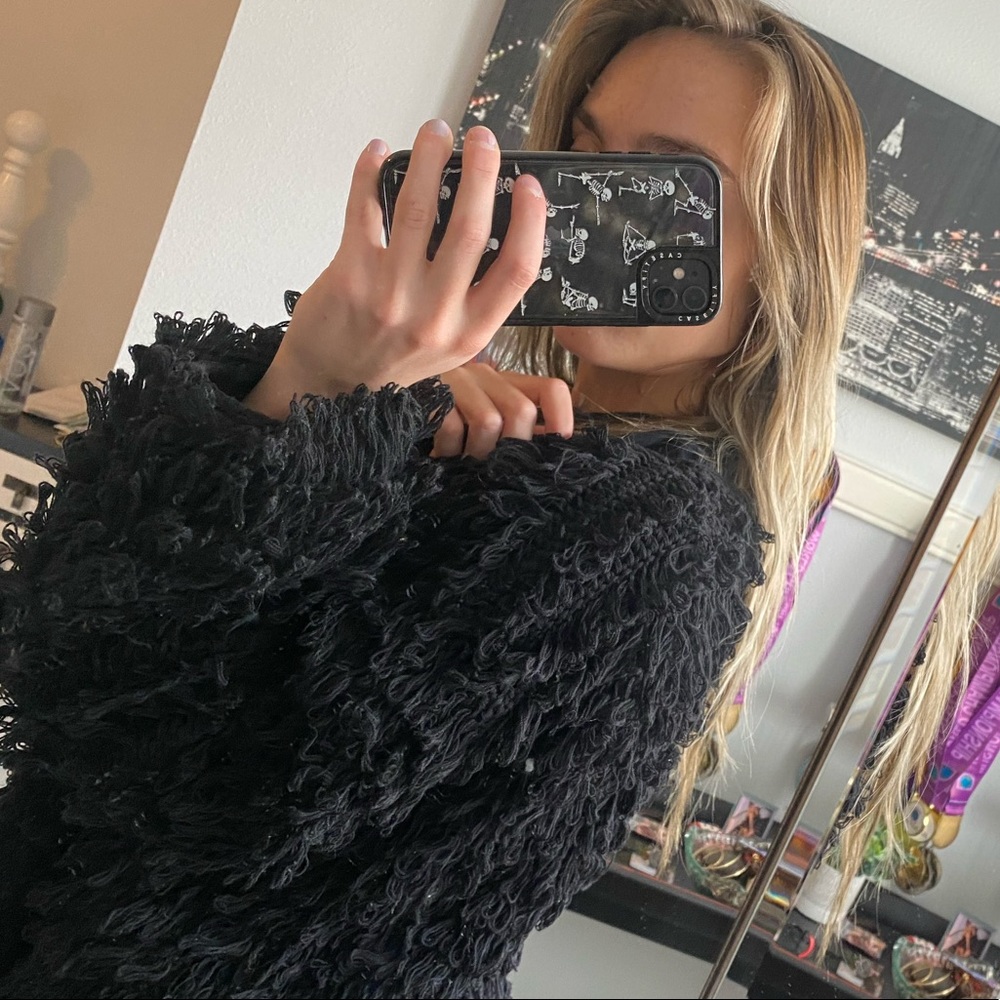 Black Fuzzy Jacket
